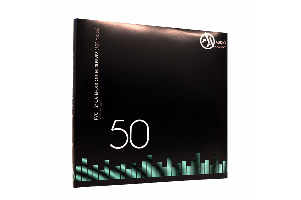 Внешние конверты 100 мкм (50 шт.) для пластинок 12“ Audio Anatomy PVC GATEFOLD OUTER SLEEVES
