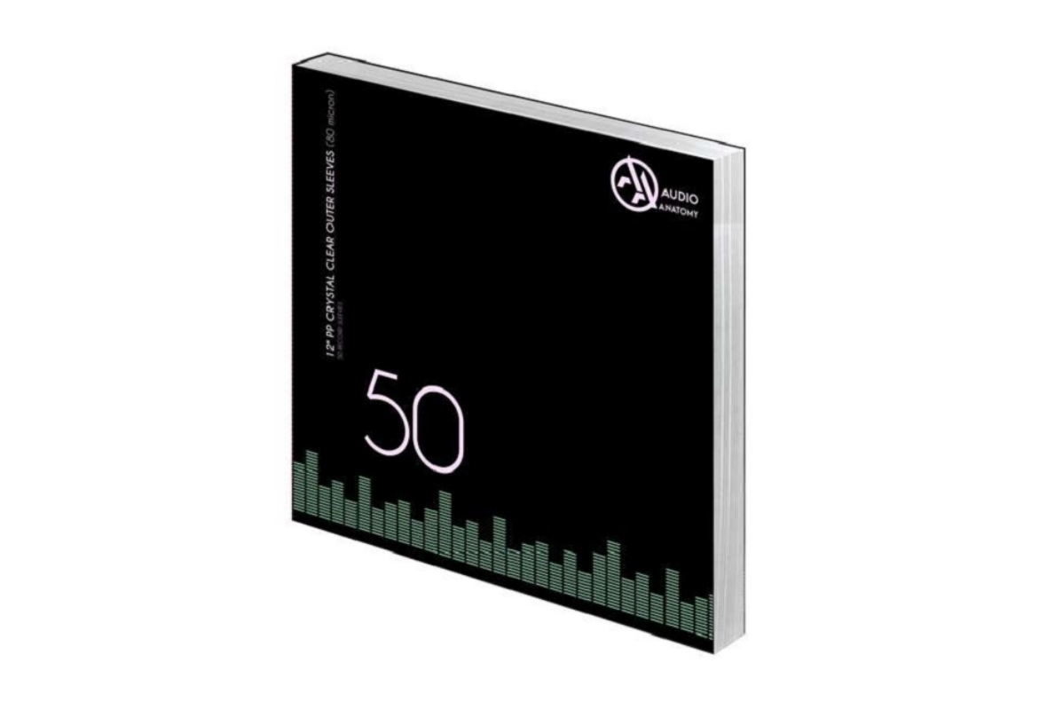Внешние прозрачные конверты 80 мкм (50 шт.) для пластинок 12“ Audio Anatomy PP CRYSTAL CLEAR OUTER SLEEVES