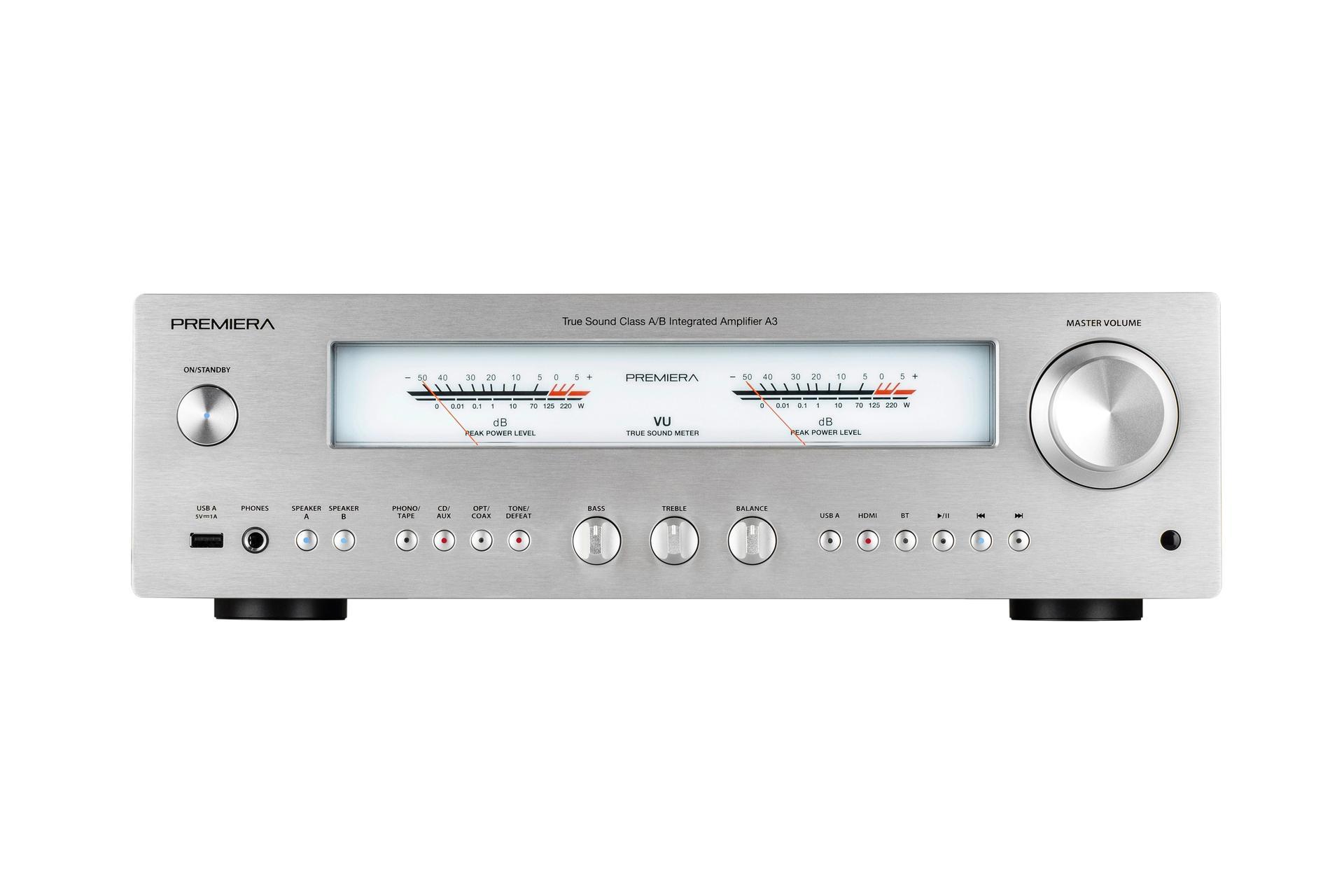 Интегральный стереоусилитель PREMIERA A3 Silver